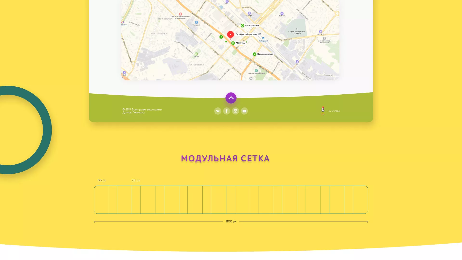 Разработка сайта детского активити-клуба «Домик гномика» в Волжске